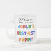 Andernfalls die bekanntesten Poppi-T - Shirt und - Mattglastasse (Links)