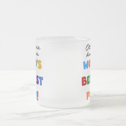 Andernfalls die bekanntesten Poppi-T - Shirt und - Mattglastasse (Mittel)