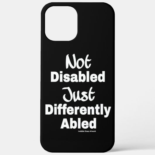 Anders abled Case-Mate iPhone hülle (Rückseite)