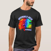 Anders abled Neuro Diversity Autism Rainbow B T-Shirt (Vorderseite)