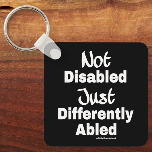 Anders abled schlüsselanhänger (Vorderseite)