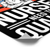 Anders als Liticians müssen Krankenschwestern qual Poster (Ecke)