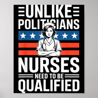 Anders als Liticians müssen Krankenschwestern qual Poster