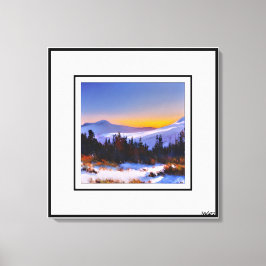 Anders Artist* Sonnenaufgang im Colorado-Gebirge* Leinwanddruck