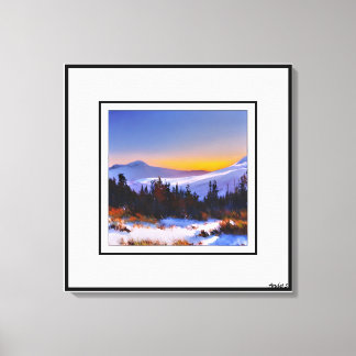 Anders Artist* Sonnenaufgang im Colorado-Gebirge* Leinwanddruck