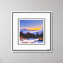 Anders Artist* Sonnenaufgang im Colorado-Gebirge* Leinwanddruck