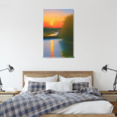 Anders Artistry* dusk Falls on Waterway Leinwanddruck (Insitu (Schlafzimmer))