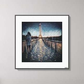 Anders Artistry* Ein Spaziergang durch Paris Canva Leinwanddruck