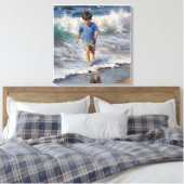 Anders Artistry* "Er spielt im Surf" Leinwanddruck (Insitu (Schlafzimmer))