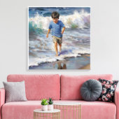 Anders Artistry* "Er spielt im Surf" Leinwanddruck (Insitu (Wohnzimmer))