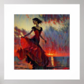 Anders Artistry* Flamingo Dancer #3* Poster (Vorne)