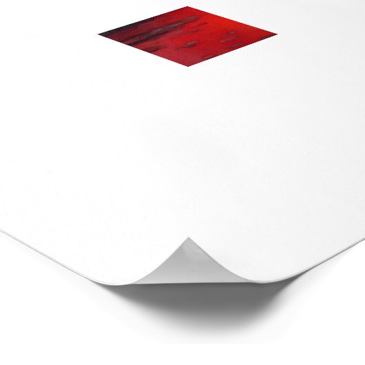 Anders Artistry* Flamingo Dancer #4* Poster (Ecke)