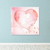 Anders Artistry "Floating Hearts" Leinwanddruck (Insitu (Holzboden))