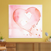 Anders Artistry "Floating Hearts" Leinwanddruck (Insitu (Wohnzimmer))