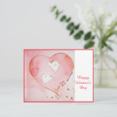 Anders Artistry - "Floating Hearts" Postkarte (Stehend Vorderseite)