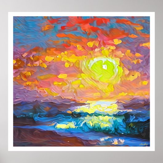 Anders Artistry~ "Italian Sunrise" Poster (Vorne)