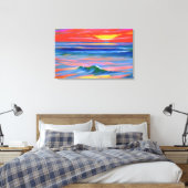 Anders Artistry* Italine Sunset 2* Leinwanddruck (Insitu (Schlafzimmer))