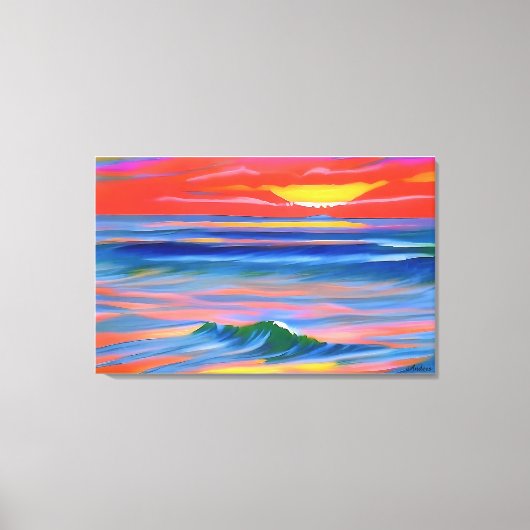 Anders Artistry* Italine Sunset 2* Leinwanddruck (Vorderseite)
