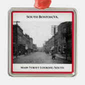 Anders Artistry*Main Street 1900*South Boston, VA. Ornament Aus Metall (Vorne)
