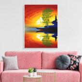 Anders Artistry* Mirrored Sun* Leinwanddruck (Insitu (Wohnzimmer))