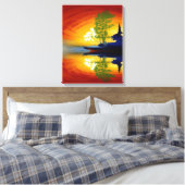 Anders Artistry* Mirrored Sun* Leinwanddruck (Insitu (Schlafzimmer))