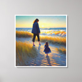 Anders Artistry* Mutter und Tochter * Leinwanddruck