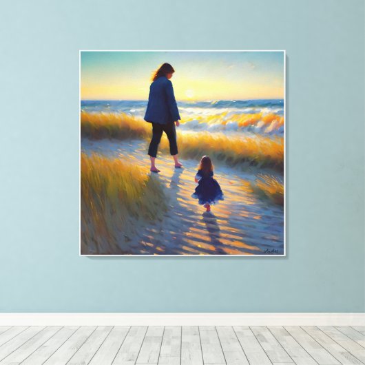 Anders Artistry* Mutter und Tochter * Leinwanddruck (Insitu (Holzboden))