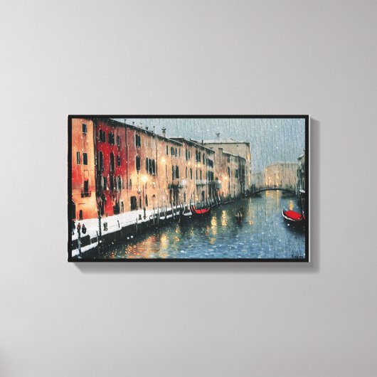 Anders Artistry* Regen am Fenster von Venedig* Leinwanddruck (Vorderseite)