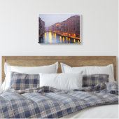 Anders Artistry*Schneefall im Canel2* Leinwanddruck (Insitu (Schlafzimmer))