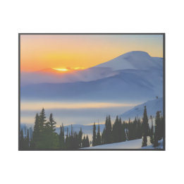 Anders Artistry* Sonnenaufgang auf den Bergen* Galerieleinwand