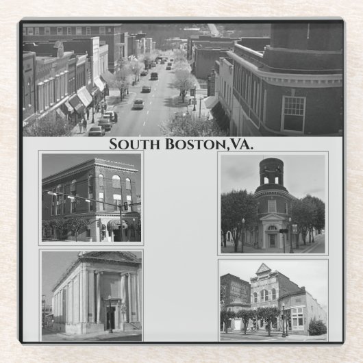 Anders Artistry, South Boston, VA. Glasuntersetzer (Vorderseite)