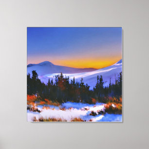 Anders Artistry"Sunrise in Colorado Mountains" Leinwanddruck