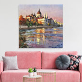 Anders Artistry"Sunset Over Budapest" Leinwanddruck (Insitu (Wohnzimmer))