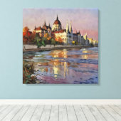 Anders Artistry"Sunset Over Budapest" Leinwanddruck (Insitu (Holzboden))