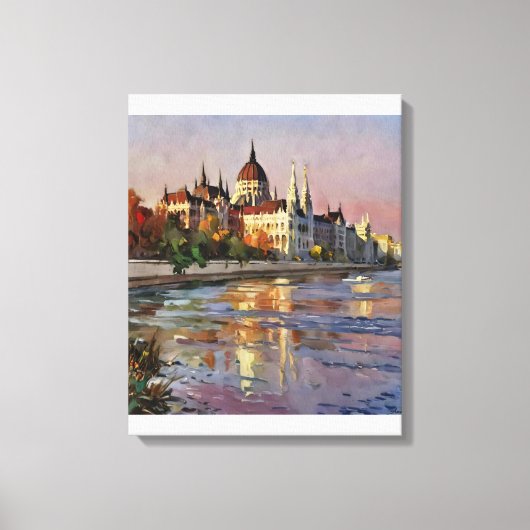 Anders Artistry"Sunset Over Budapest" Leinwanddruck (Vorderseite)