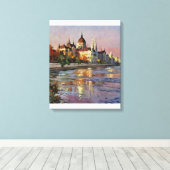 Anders Artistry"Sunset Over Budapest" Leinwanddruck (Insitu (Holzboden))