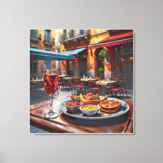 Anders Artistry* Tapas, ein Geschmack von Spanien* Leinwanddruck (Vorderseite)