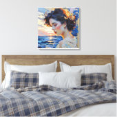 Anders Artistry* "The Glance" Leinwanddruck (Insitu (Schlafzimmer))