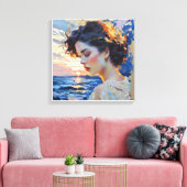 Anders Artistry* "The Glance" Leinwanddruck (Insitu (Wohnzimmer))