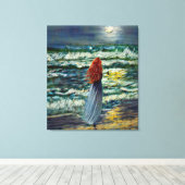 Anders Artistry* Wandern im Mondschein* Leinwanddruck (Insitu (Holzboden))