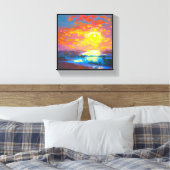 Anders Artists * Sun Rising* Leinwanddruck (Insitu (Schlafzimmer))