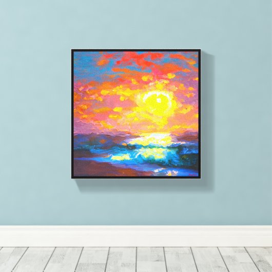 Anders Artists * Sun Rising* Leinwanddruck (Insitu (Holzboden))