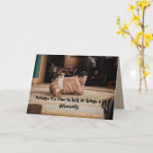 ANDERS AUSSEHEN? ERMUTIGUNGSKARTE KARTE (Gelbe Blume)