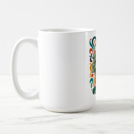 Anders denken. Mutig erschaffen. — Fearless Minds Kaffeetasse (Links)
