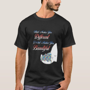 Anders Elefanten-Mama Autismus-Kind Bewusstsein T-Shirt