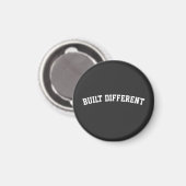 Anders Gebaut – Kühnes Streetwear Statement Magnet (Vorderseite/Rückseite)