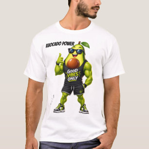 Anders Gebaut – Muskuläres Avocado Fitness-Shirt T-Shirt