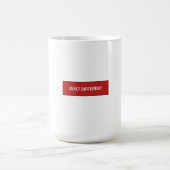Anders Gebaut Red Box Logo Tasse (Mittel)