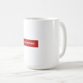 Anders Gebaut Red Box Logo Tasse (VorderseiteRechts)