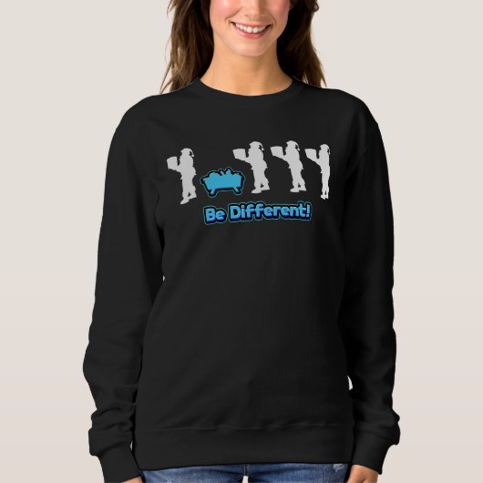 anders ist Christkind ist anders als der Weihnacht Sweatshirt (Vorderseite)